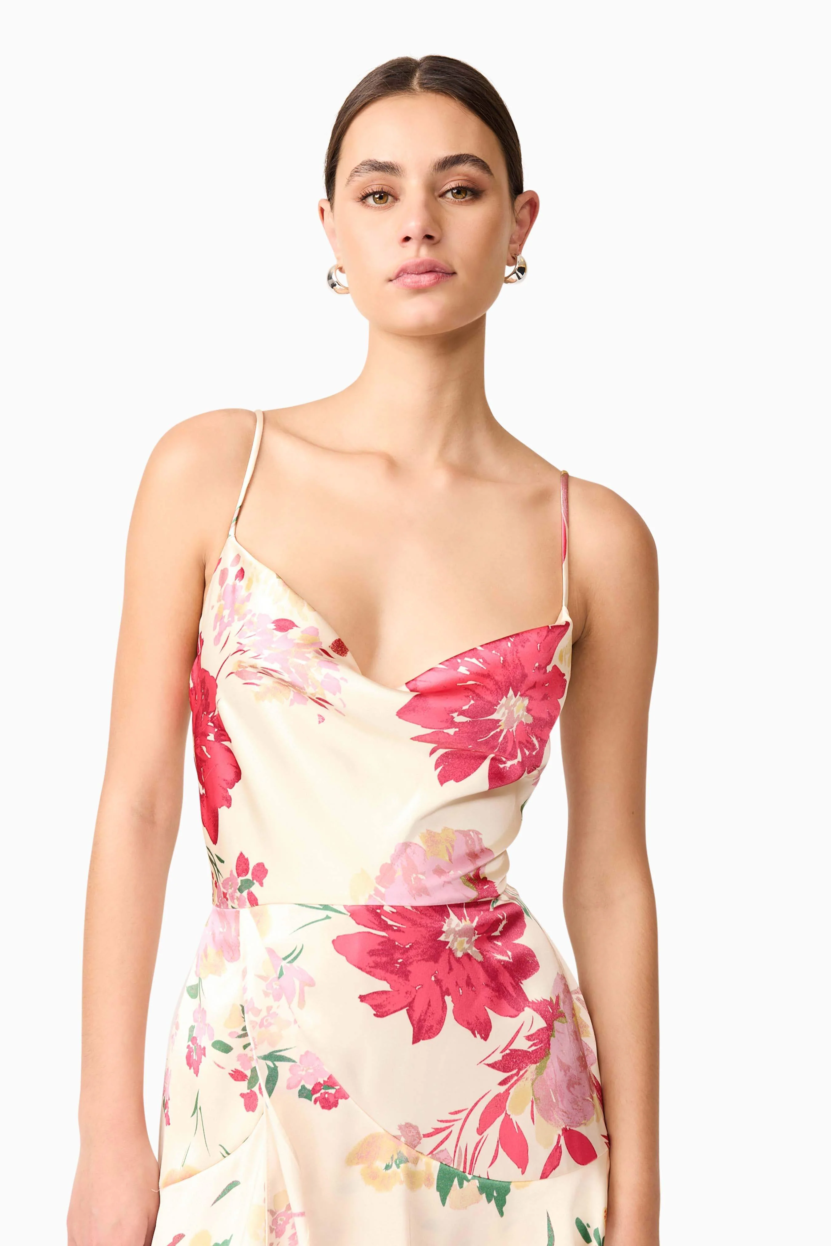Rosalina Tiered Maxi Dress in Floral - Image 6