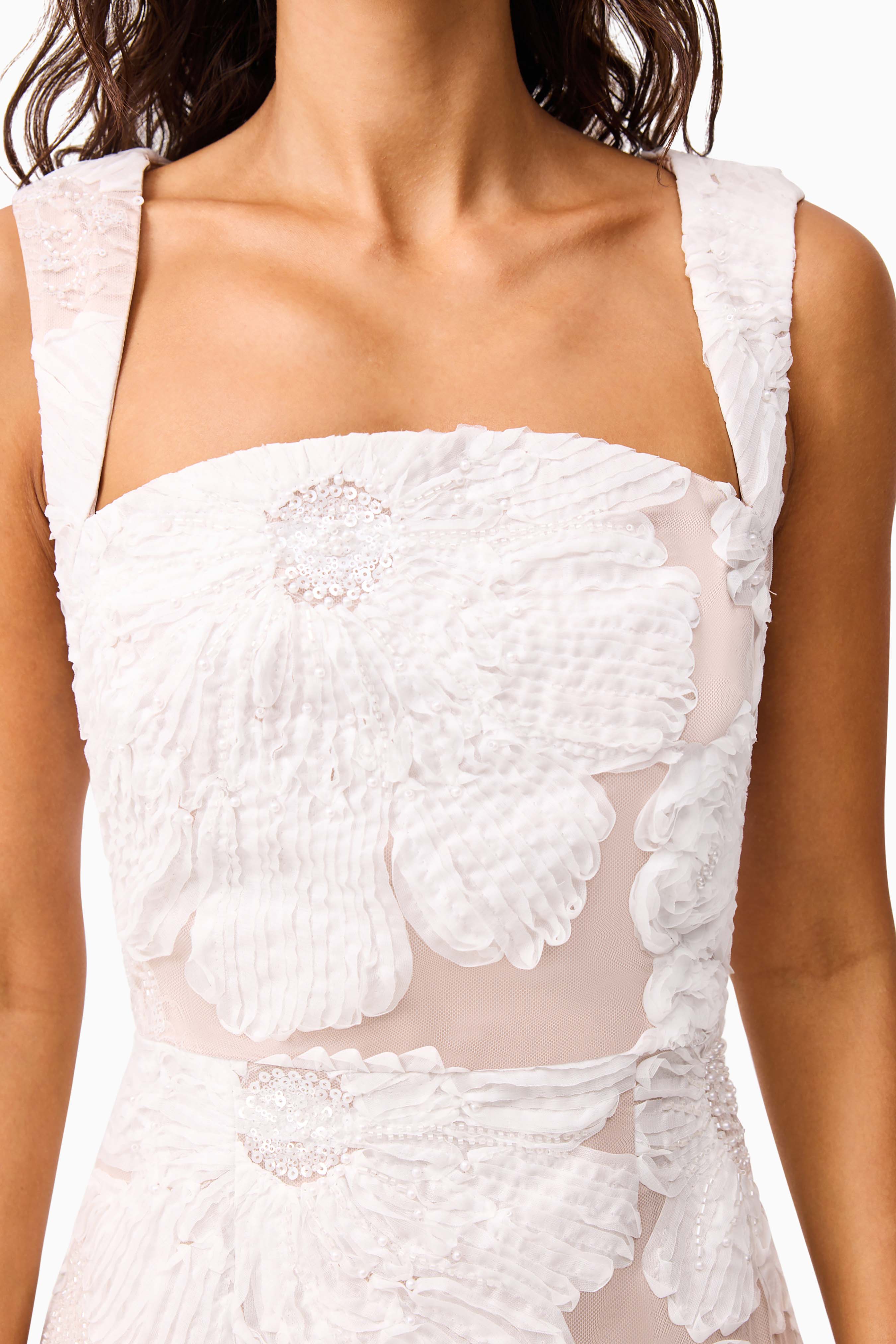 Roxana Midi Dress in White - Image 6