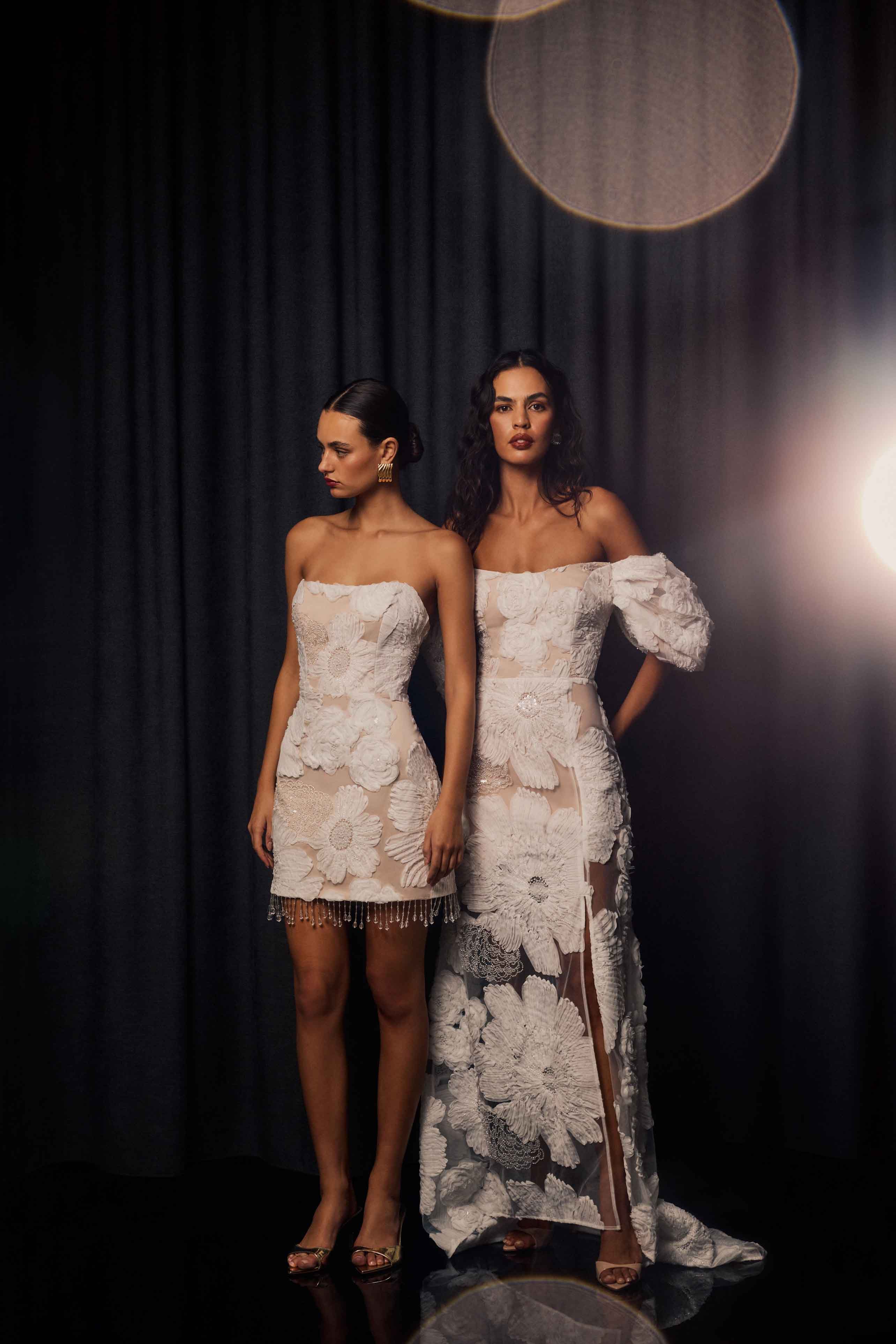 Roxana Off The Shoulder Gown in White - Image 2