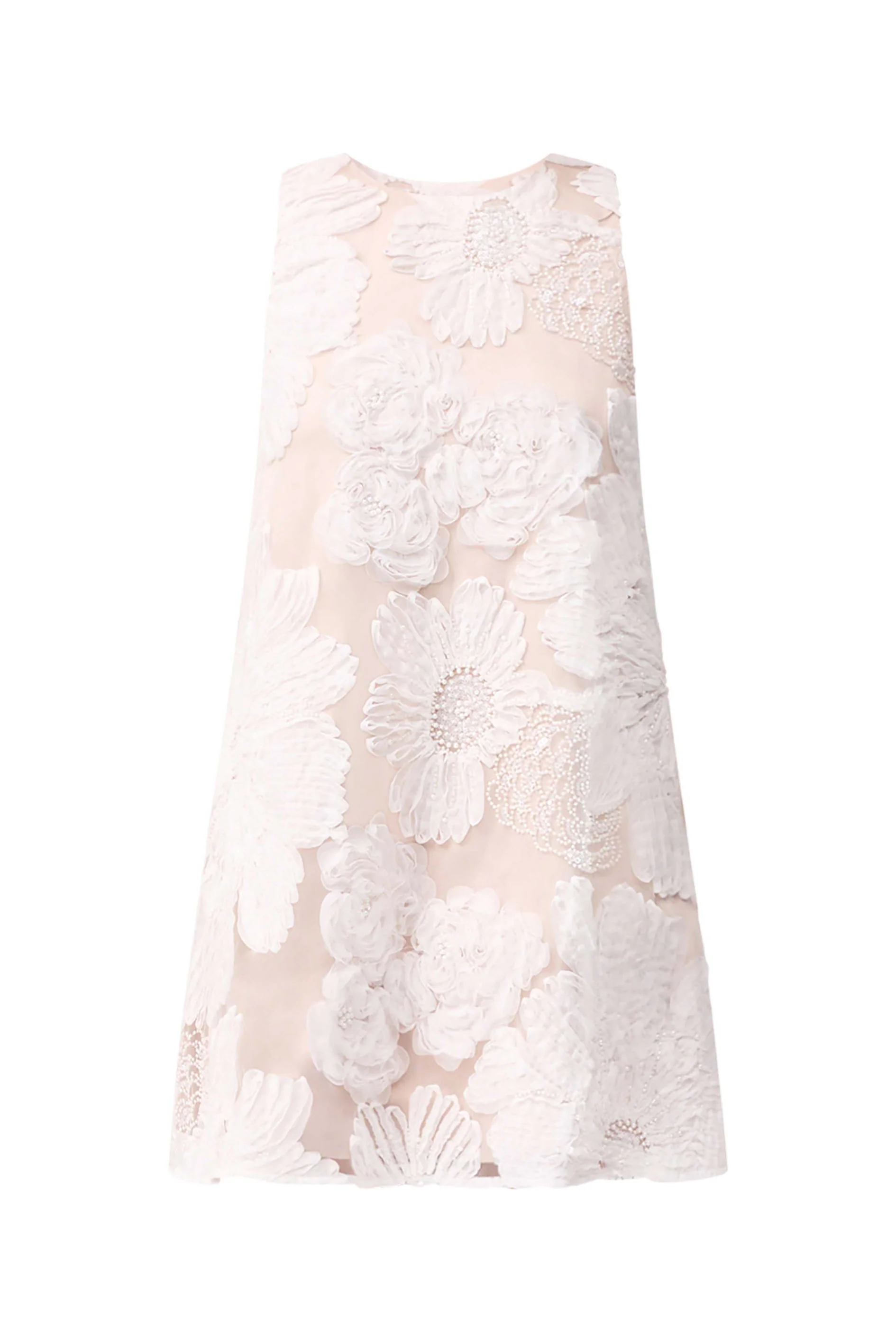 Roxana Shift Mini Dress in White - Image 7