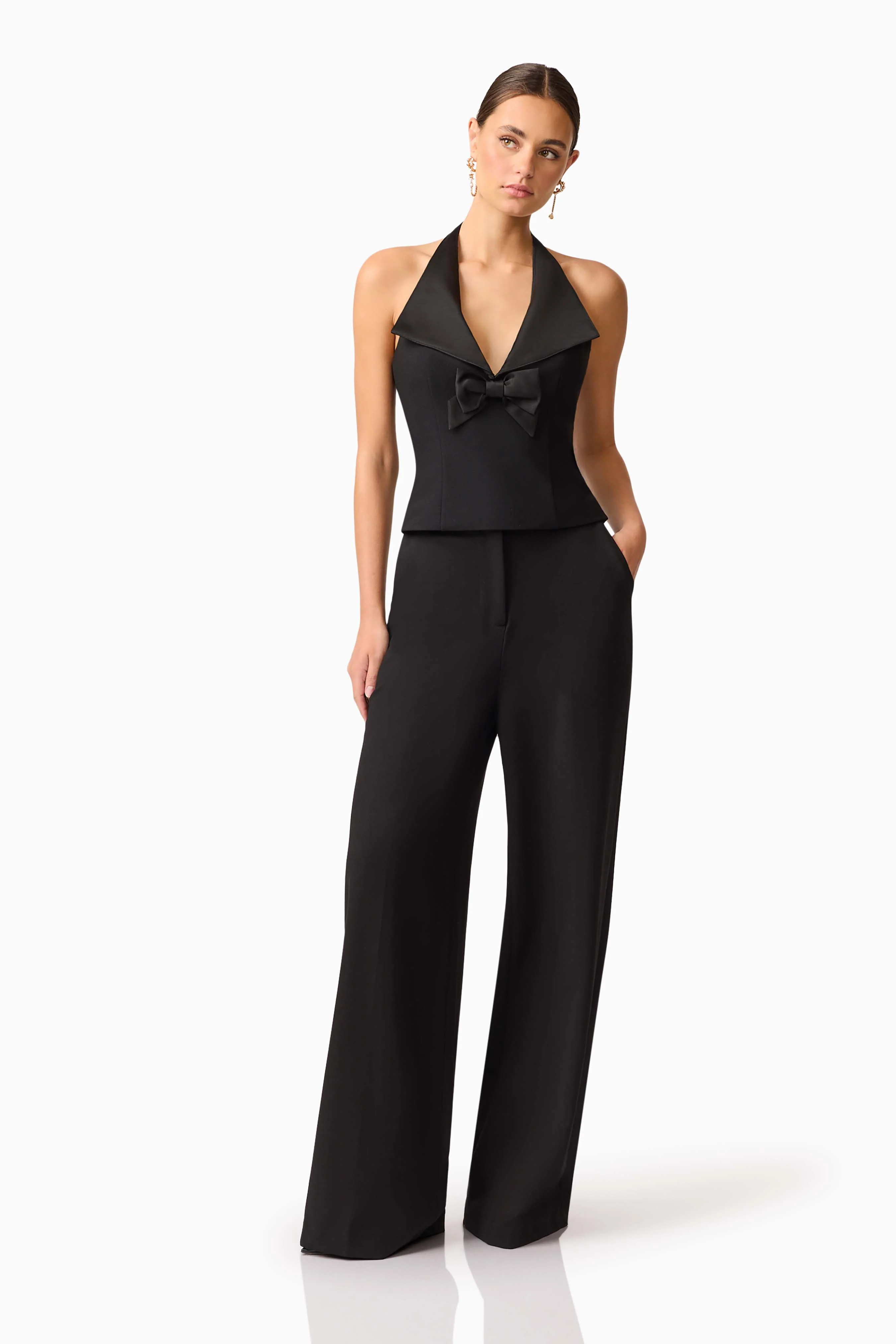 Ruby Halter Top in Black - Image 4