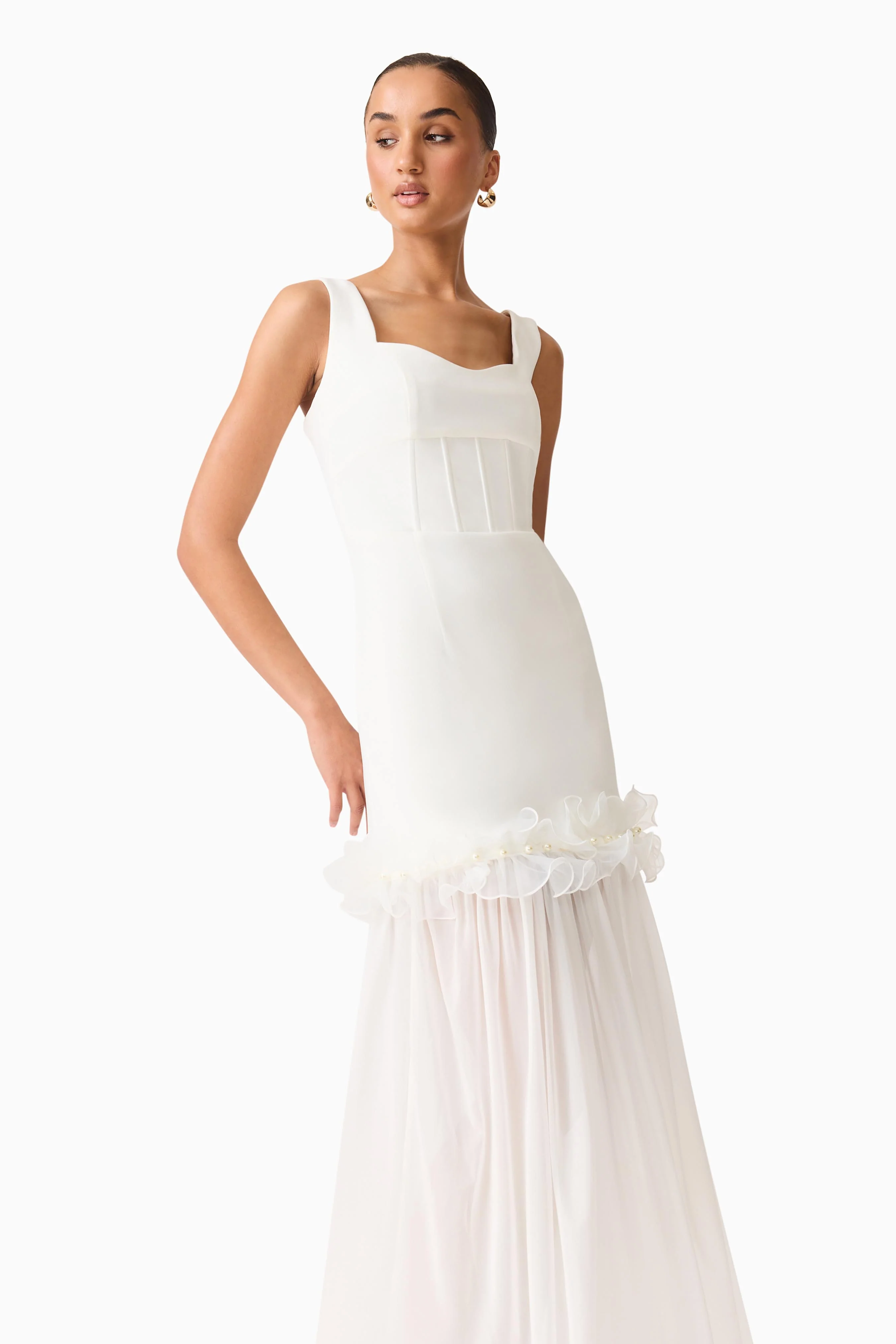Sia Sweetheart Gown in White - Image 6