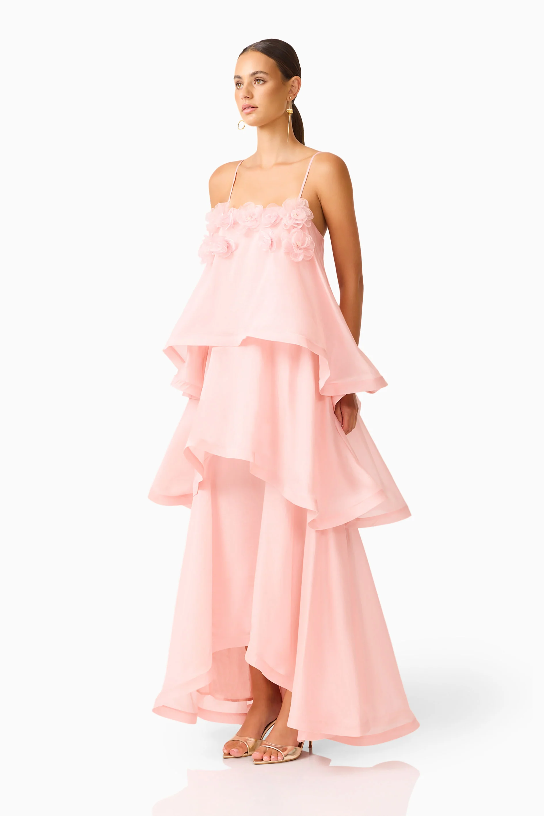 Swallowtail Day To Night Maxi Dress In Pink - Image 5