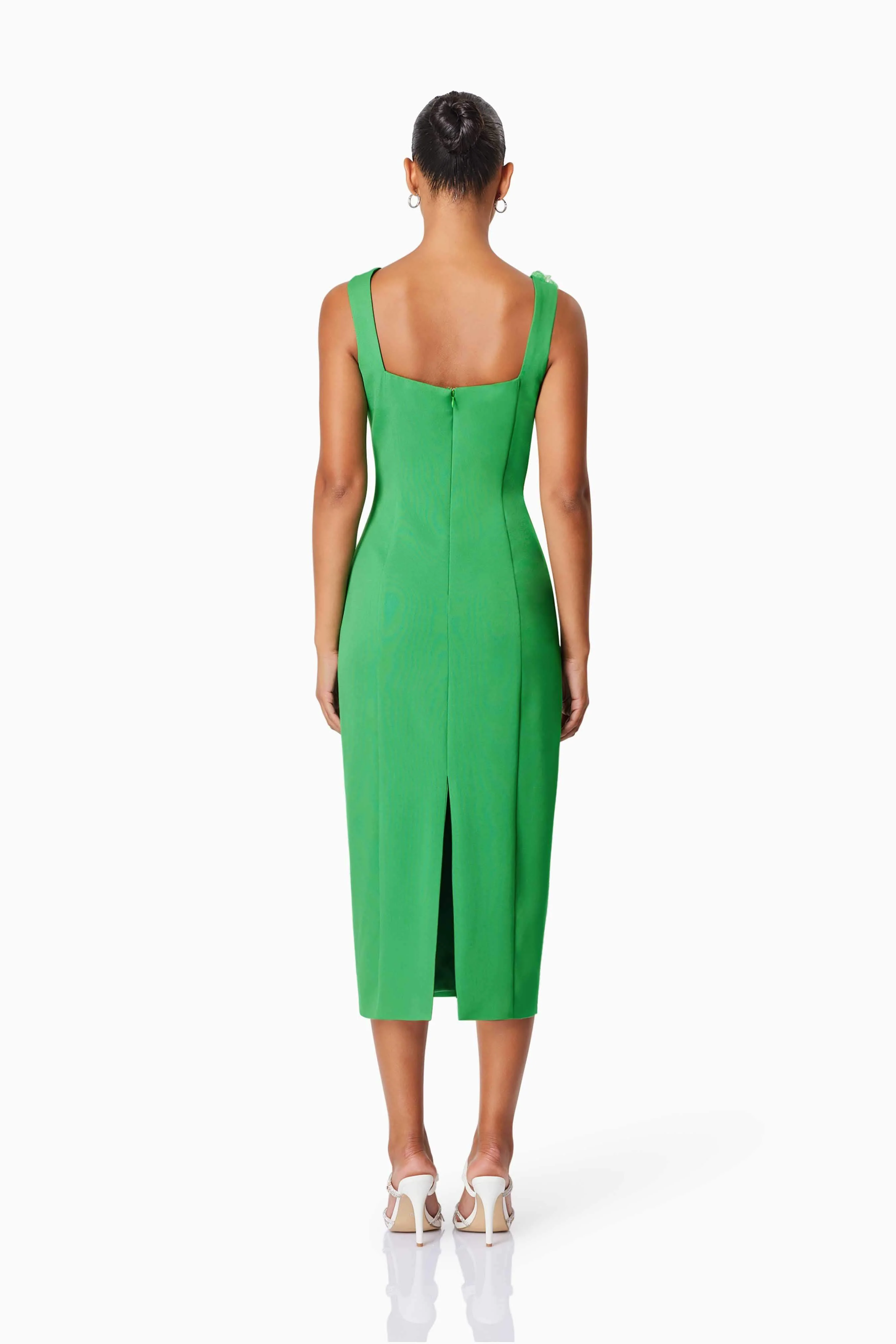 Valeria Eventwear Midi Dress In Green - Image 5