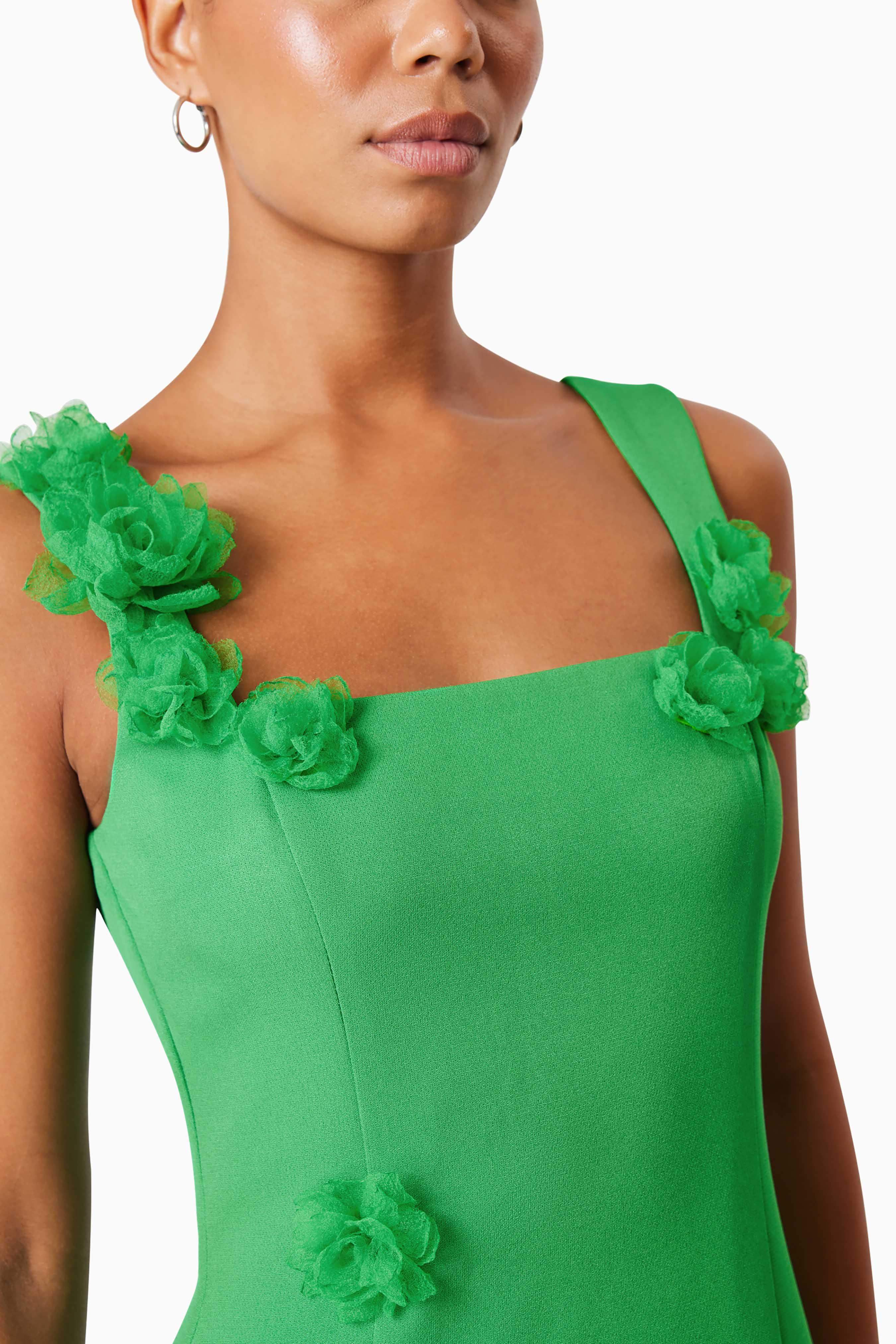 Valeria Eventwear Midi Dress In Green - Image 6