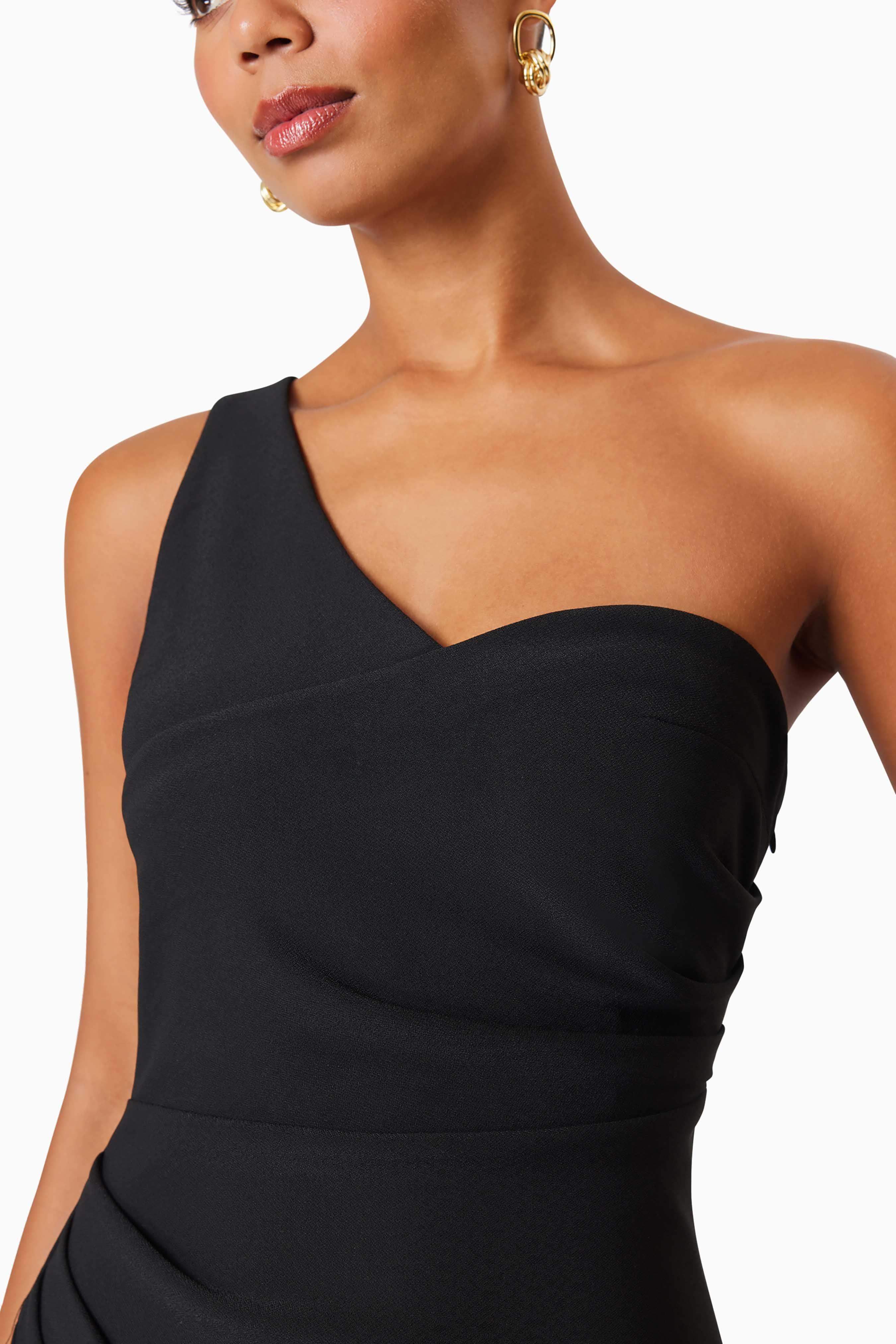 Victoria Mini Dress in Black - Image 6