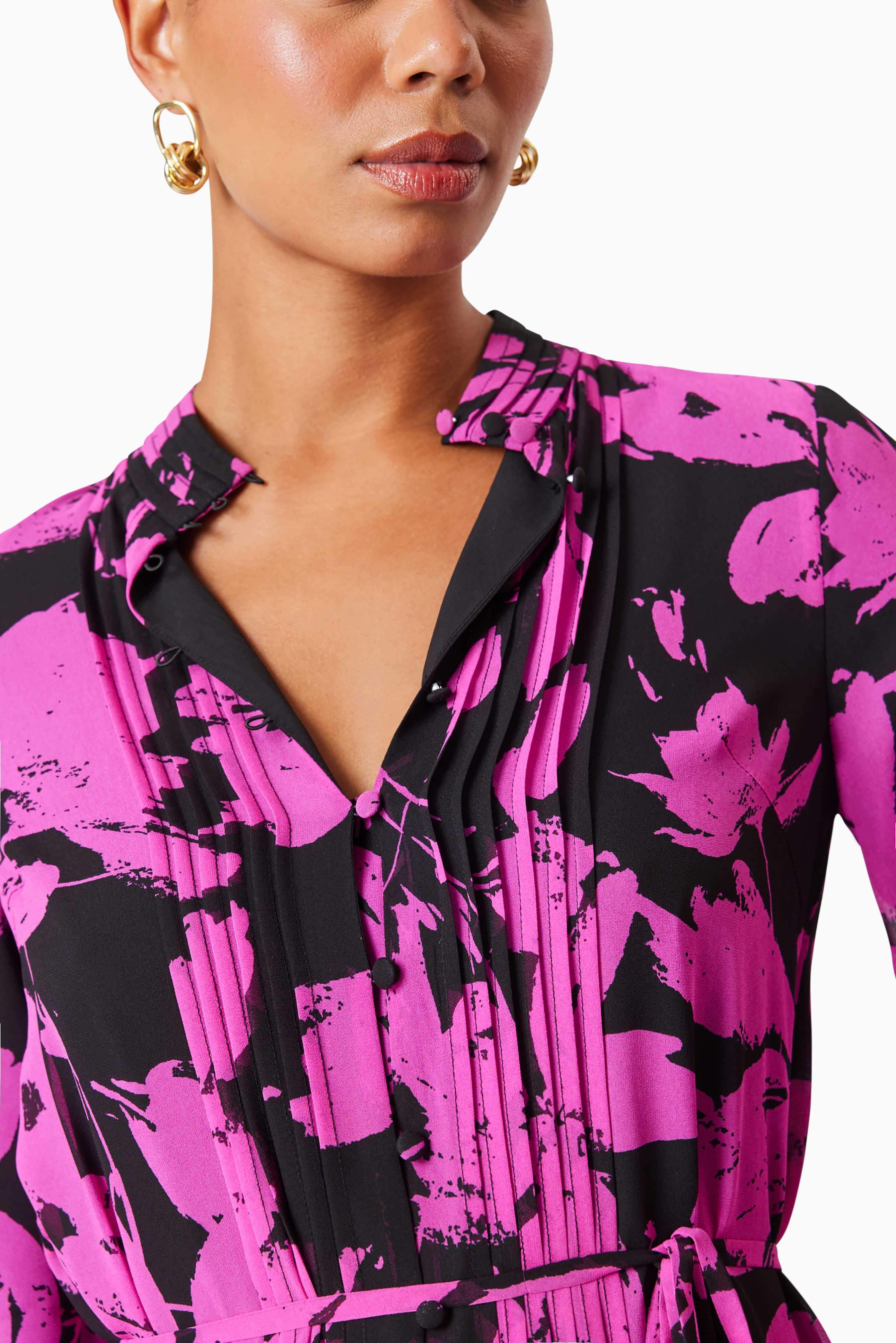 Yuna Shirt Day Mini Dress In Pink - Image 6